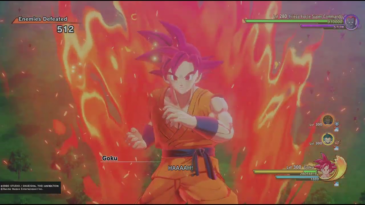DRAGON BALL Z: KAKAROT Vegeto tranging