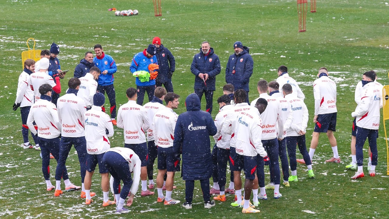 Zvezdin prvi trening u 2026. godini