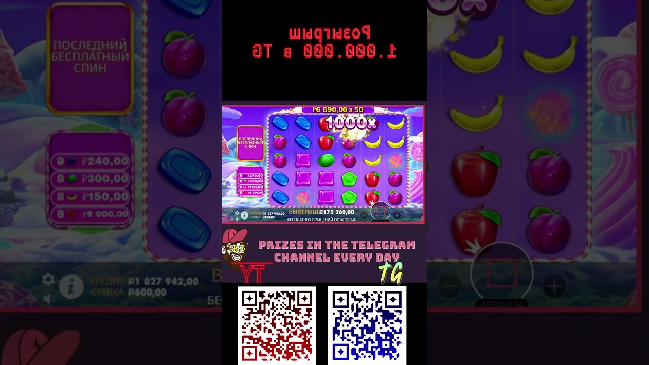 BIG WIN 7 000 000 в SWEET BONANZA 1000 