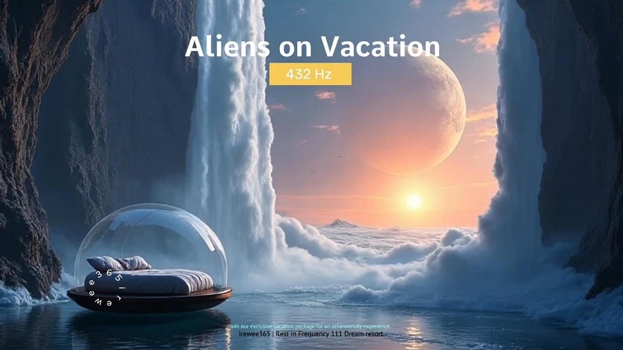 Aliens on Vacation 432Hz | 111 Dream resort | Rest in the Frequency no.7