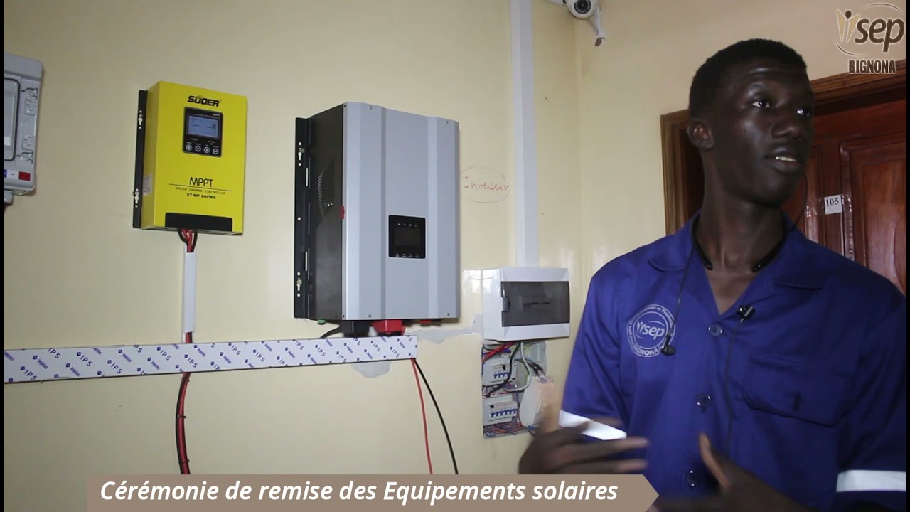 Cérémonie   de  remise officielle des  équipements   solaires  à L'ISEP de Bignona par la GIZ PESREE