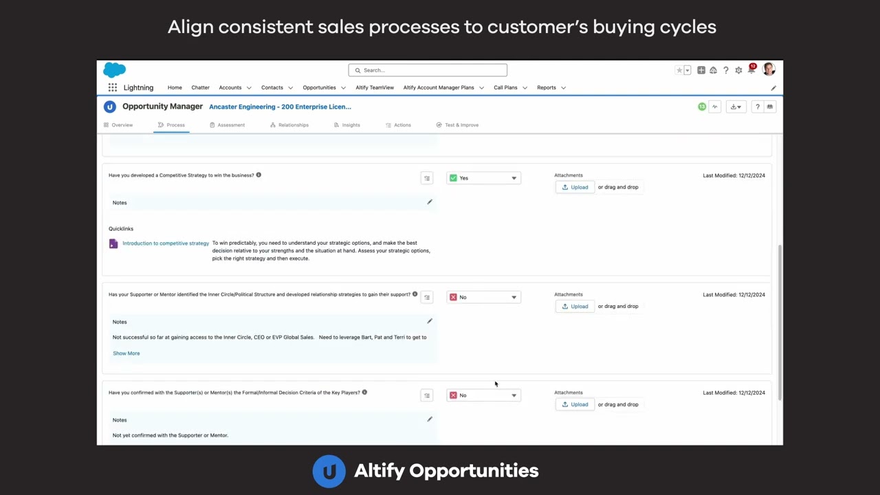 Simplify Deal Execution with Altify Opportunities