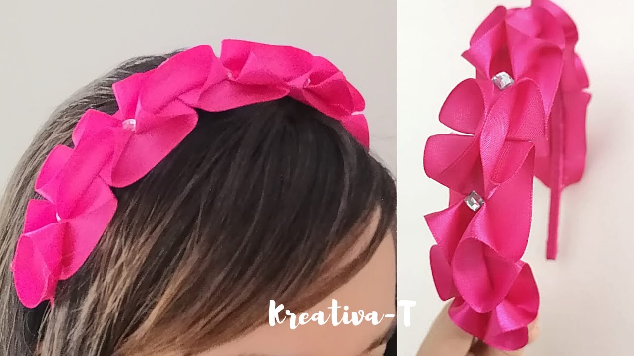 Diadema de listón o cinta.