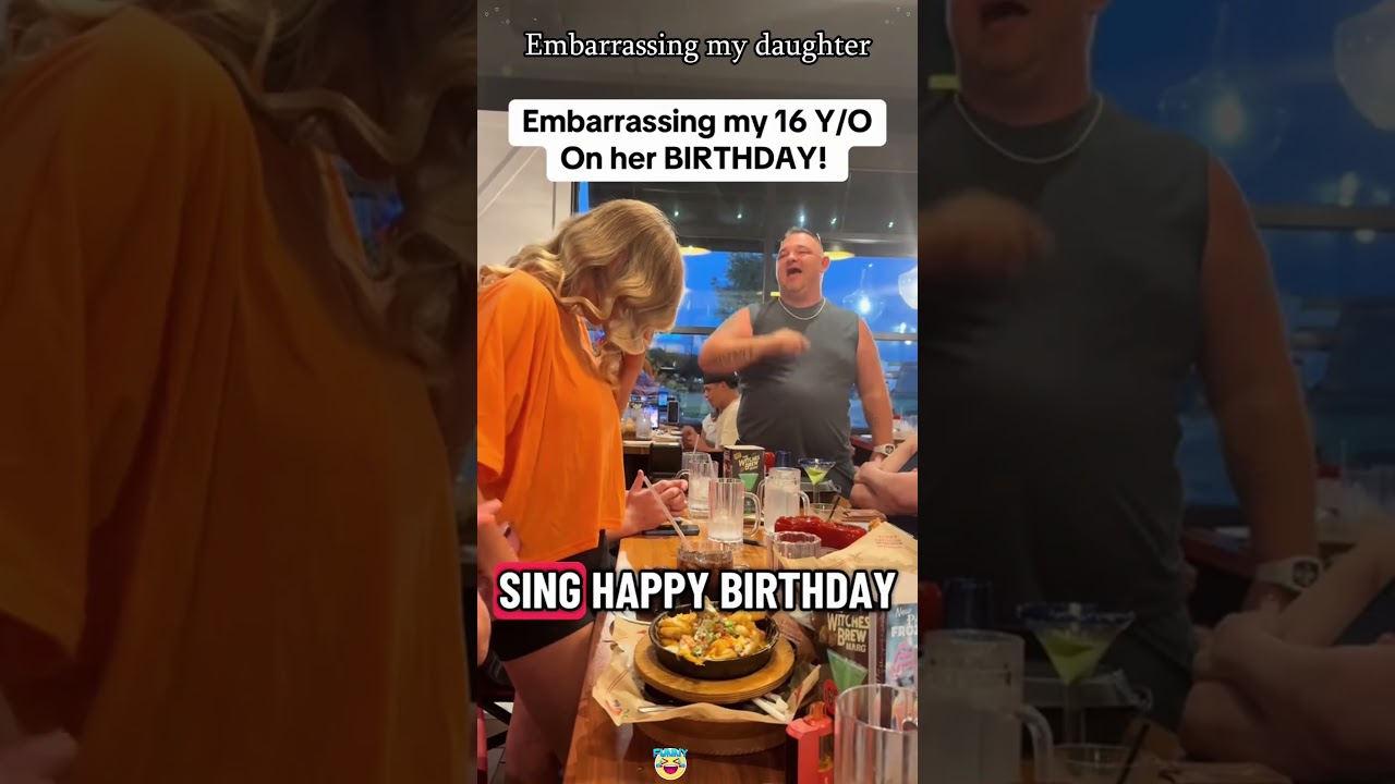 Embarrassing My Daughter in Public... It Was Worth It! 😆#funny#usa#prank#daughters#embarrased