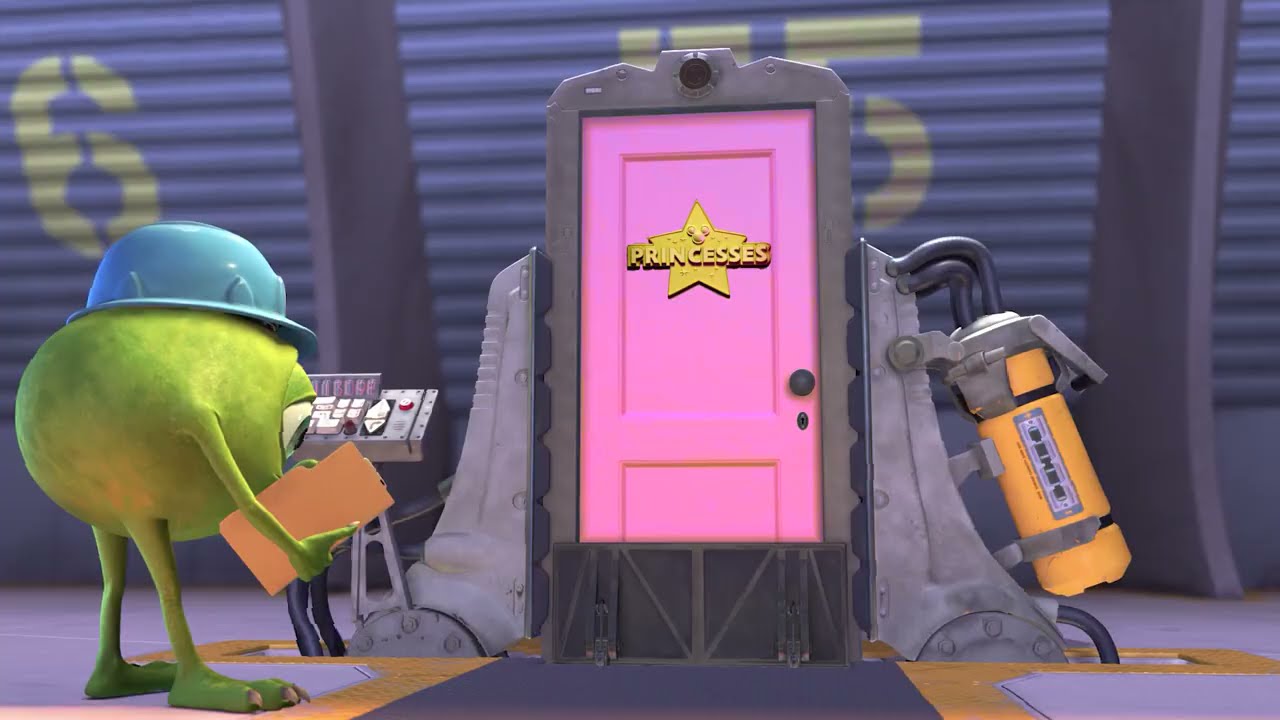Monsters, Inc. Gives Disney Princesses a Fright