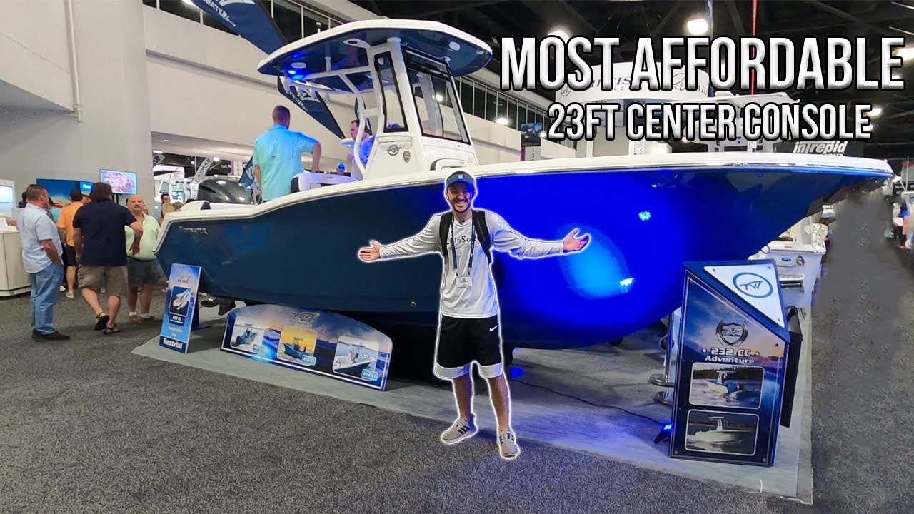 The Most AFFORDABLE 23ft Center Console at the Miami Boat Show 2023