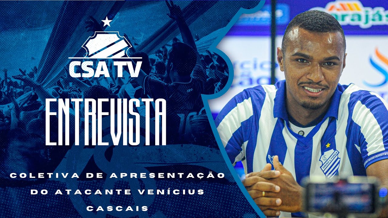 Coletiva de apresenta&ccedil;&atilde;o do atacante Ven&iacute;cius Cascais: 09.12.25 - CSA TV