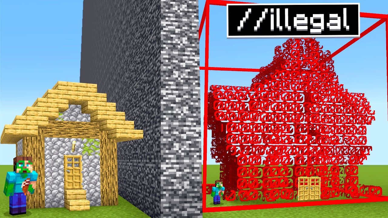 Я читерил с помощью ЗАПРЕЩЕННЫХ БЛОКОВ в Minecraft Build Battle