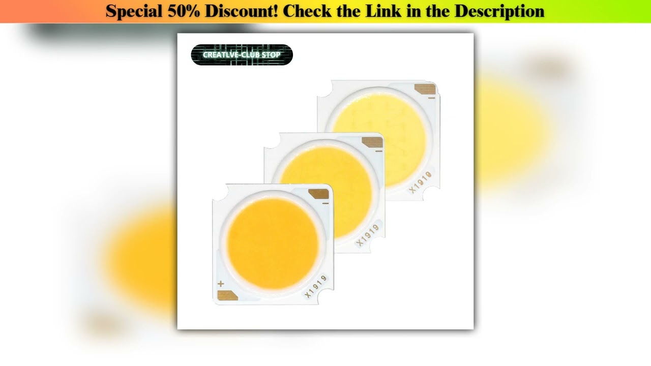 10pcs 1919 10w — Discount (2025): 10pcs 1919 10W 20W 30W 40W LED COB Chip Light-Emitting