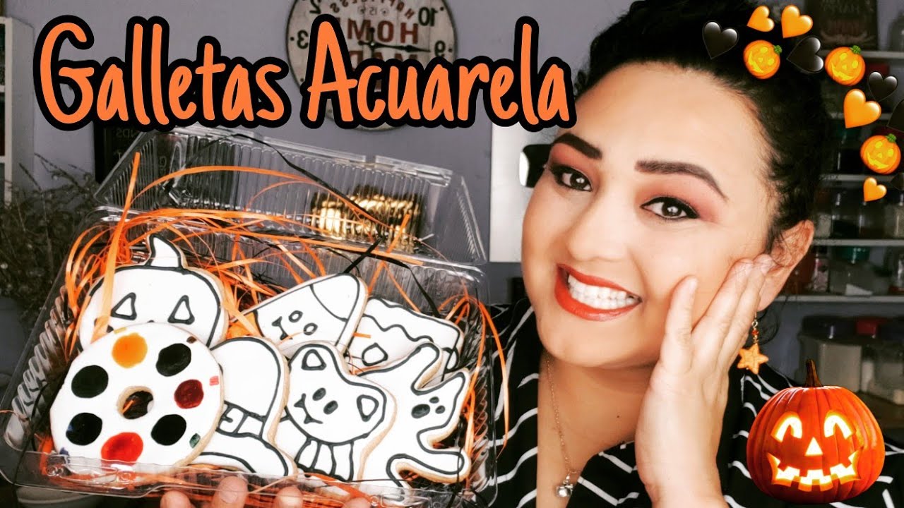Galletas para Vender 🎃 Acuarela Halloween