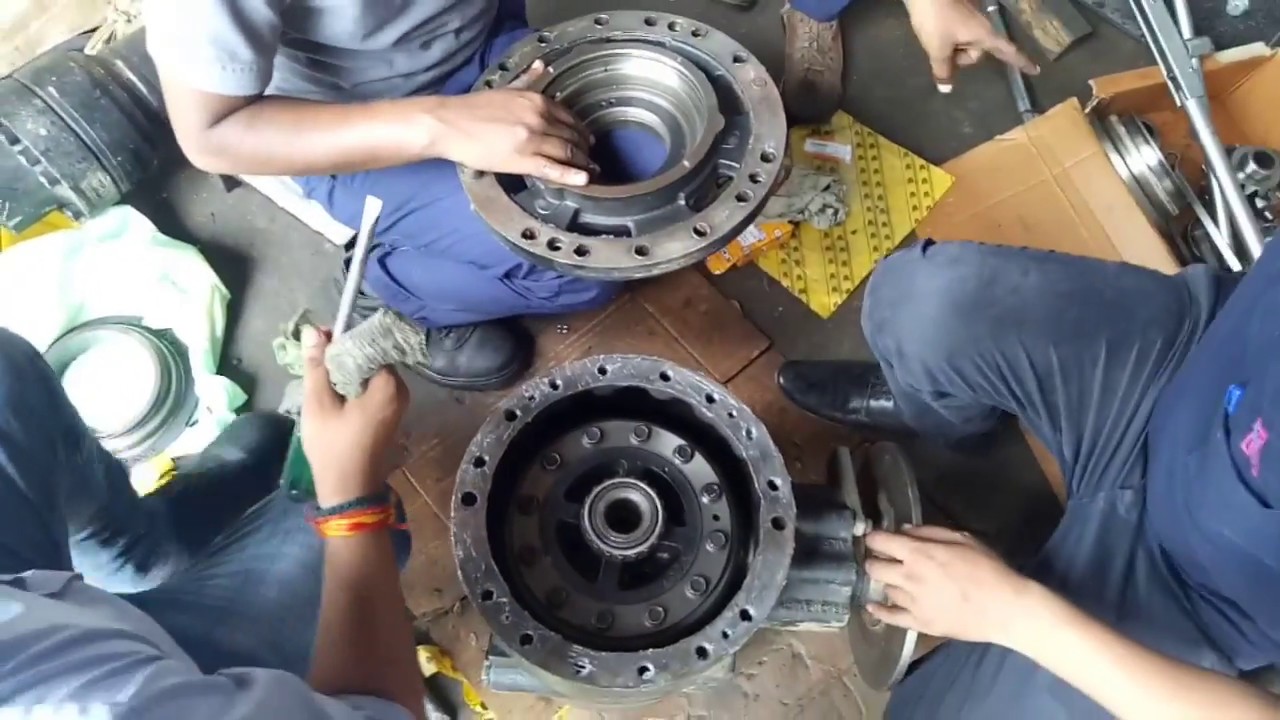 JCB 3DX ||Rear Axel repair part 3