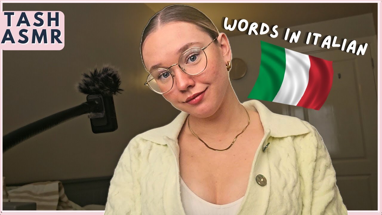ASMR Words in ITALIAN VS ENGLISH