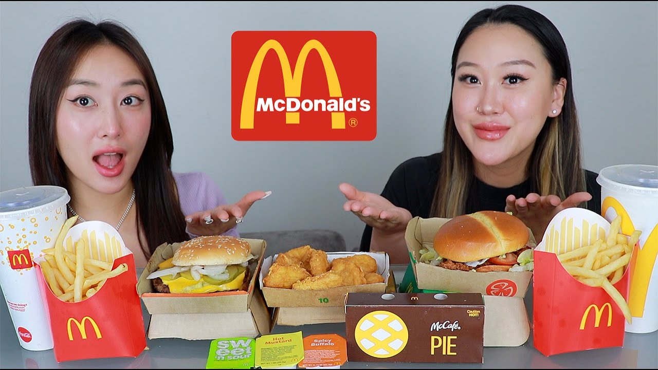 MCDONALDS MUKBANG | SPICY CRISPY CHICKEN DELUXE, QUARTER POUNDER, GUAVA CREME PIE