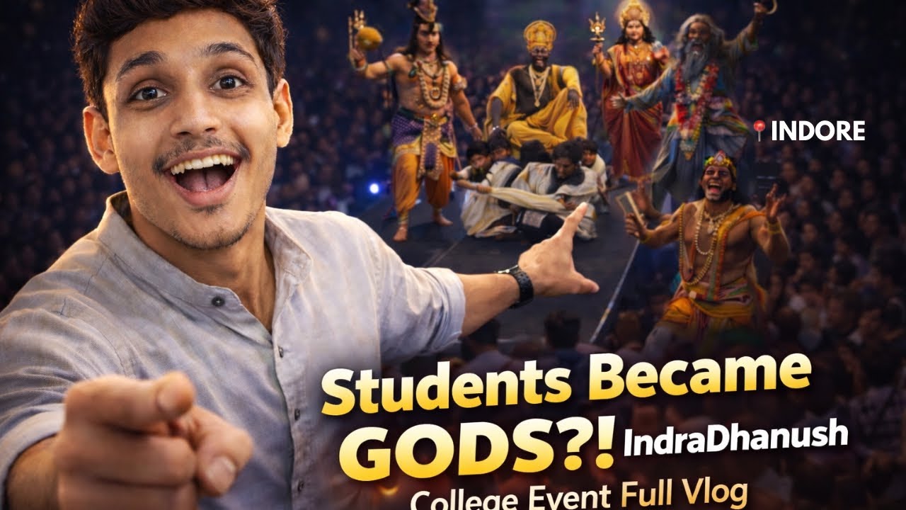 Students Became GODS?! 😱 | IndraDhanush 🌈 College Fest Vlog | 📍Indore 