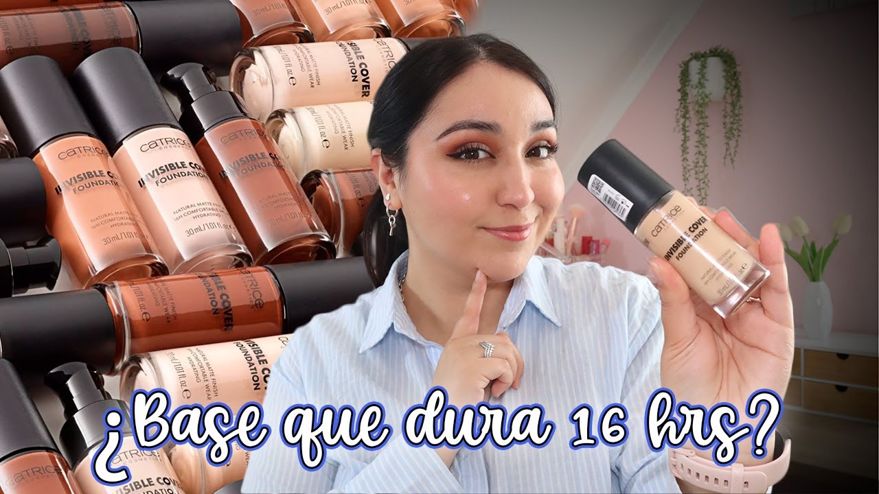 ¿La Base INVISIBLE de Catrice Vale la Pena?  A prueba 12 hrs!!