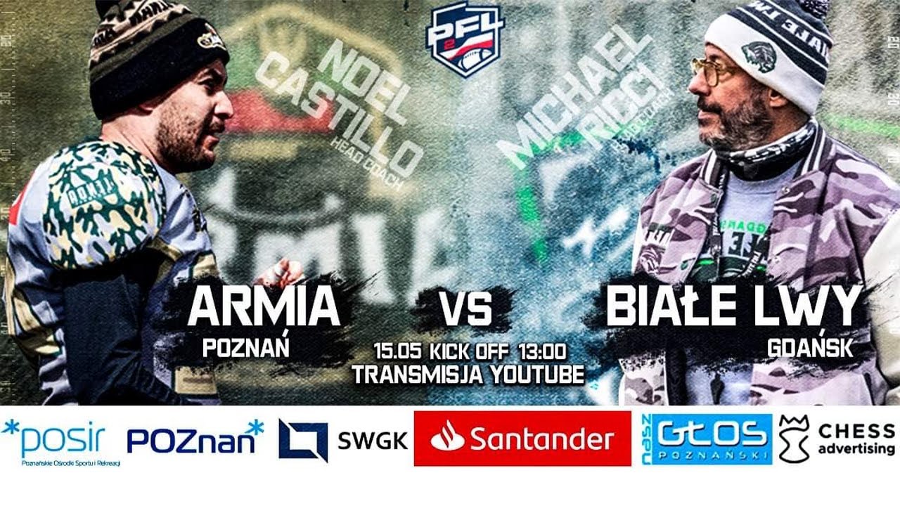 PFL2 ARMIA POZNAŃ VS  BIAŁE LWY