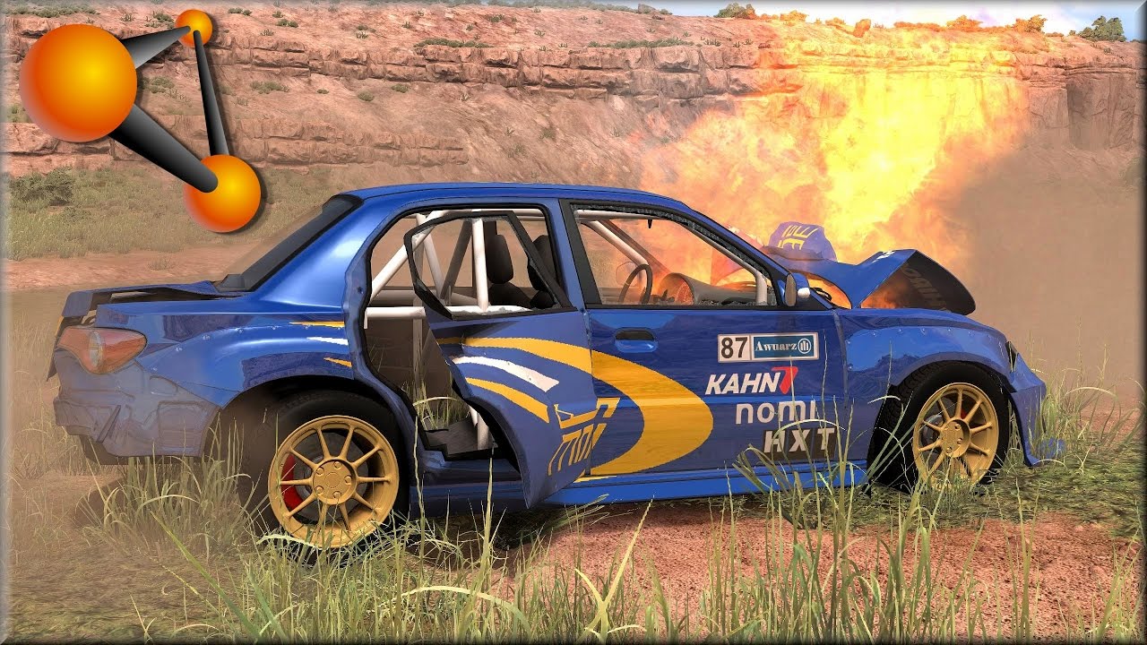 BeamNG.Drive Rally - Racing Crashes and Fails #4 - Insanegaz