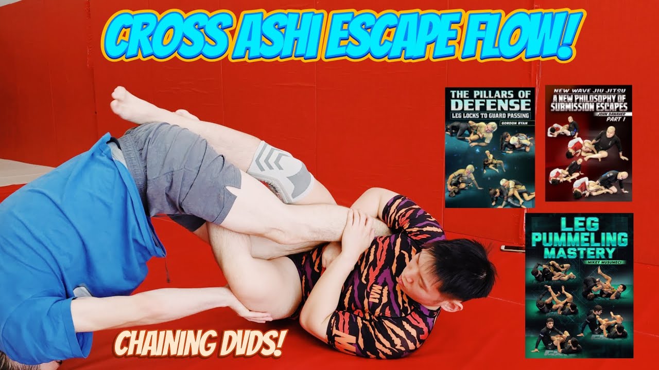 Cross Ashi Escape to Body Lock Pass Flow | Chaining BJJ DVD