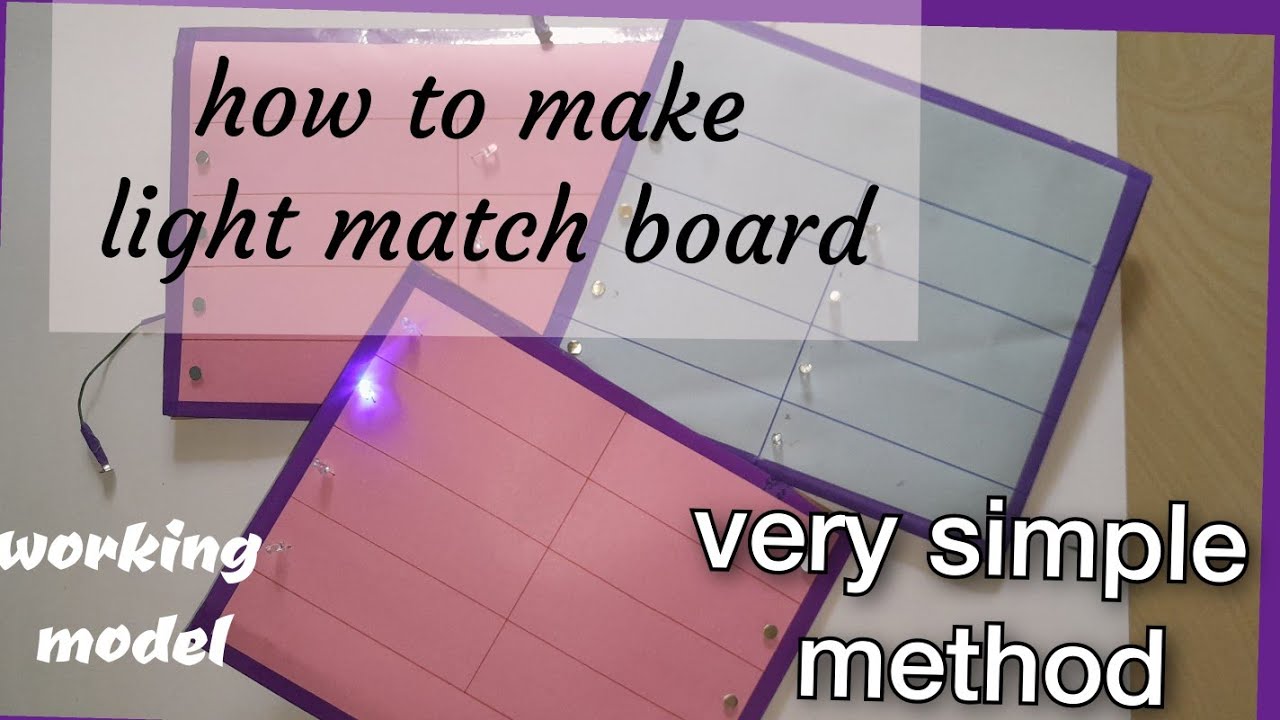 How to make light match board in tamil/electric match board/ for order whatsapp 6385806748