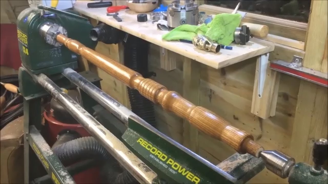 Woodturning - a large walking stick