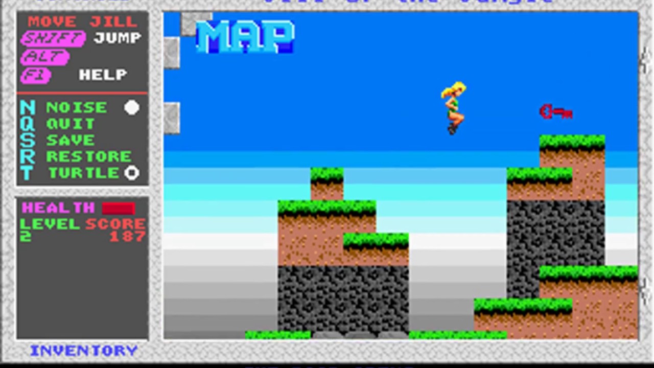 Jill of the Jungle (Epic MegaGames) (MS-DOS) [1992] [PC Longplay]