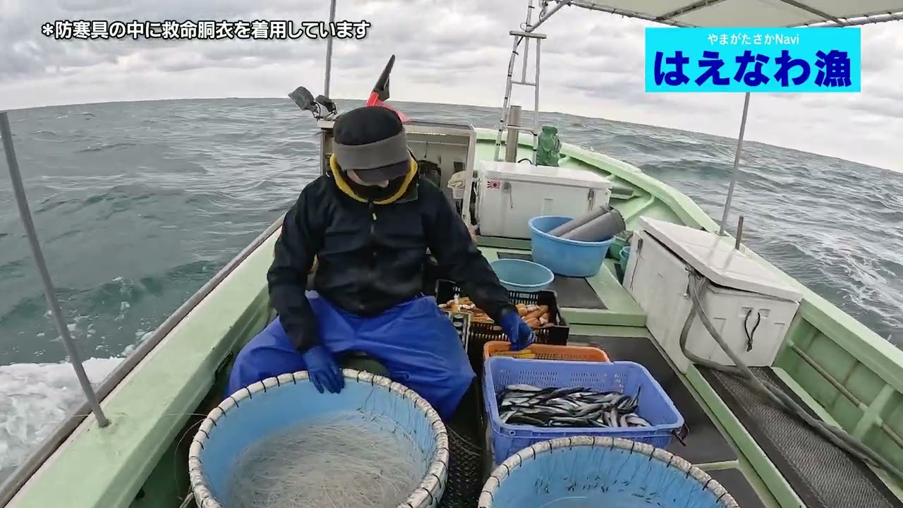 山形県の漁業紹介①【はえなわ漁】
