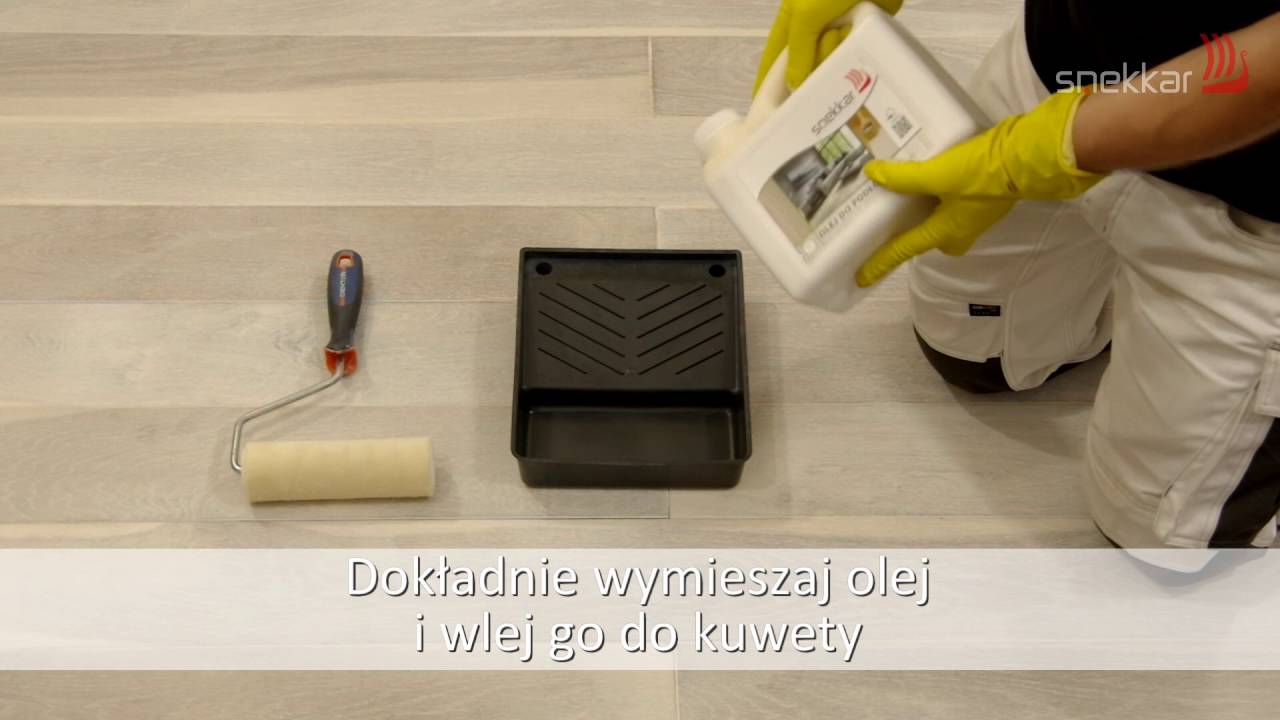 MIX Ług do drewna Biały 3D + Olej do podłóg Biały