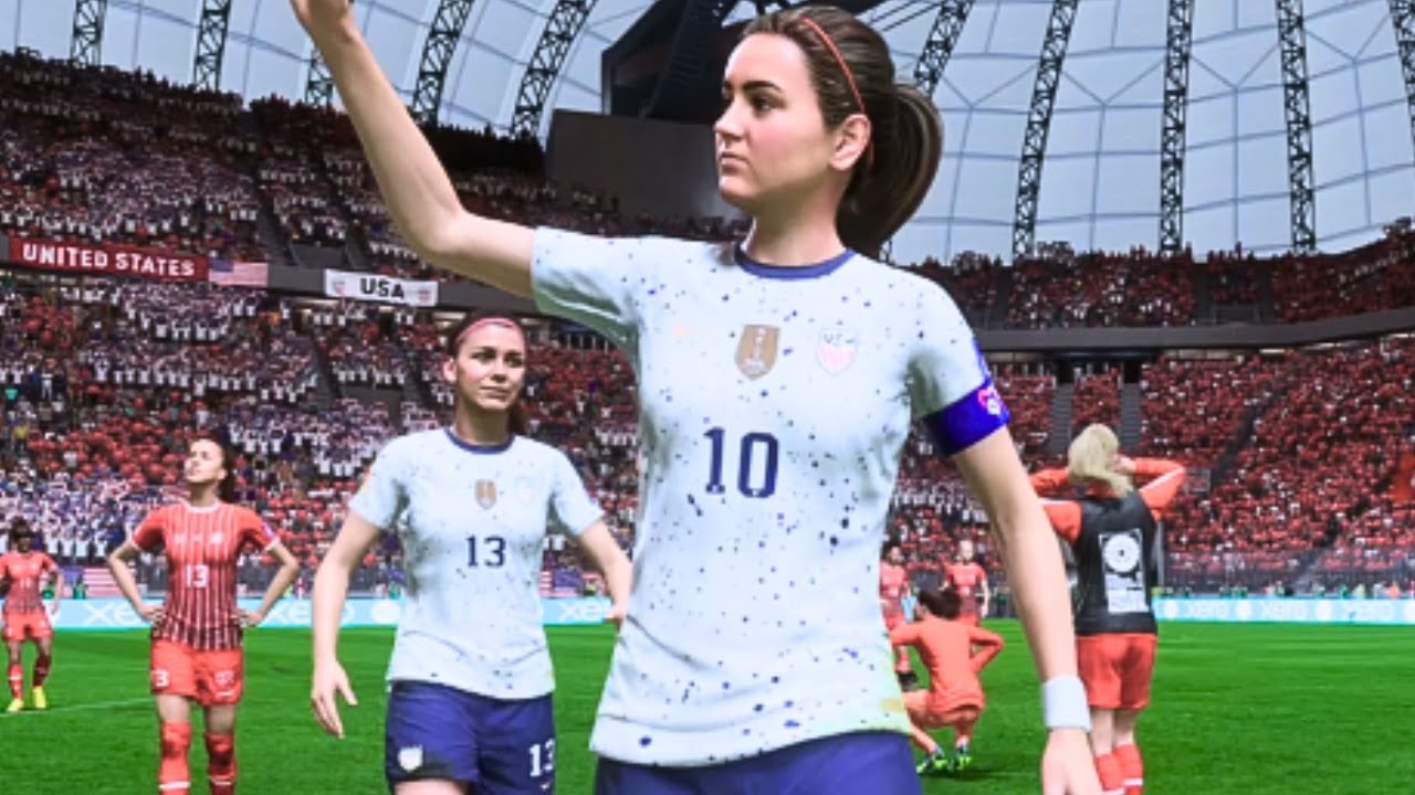 EA Sports FC 24 | USA vs Switzerland | womens football gameplay
