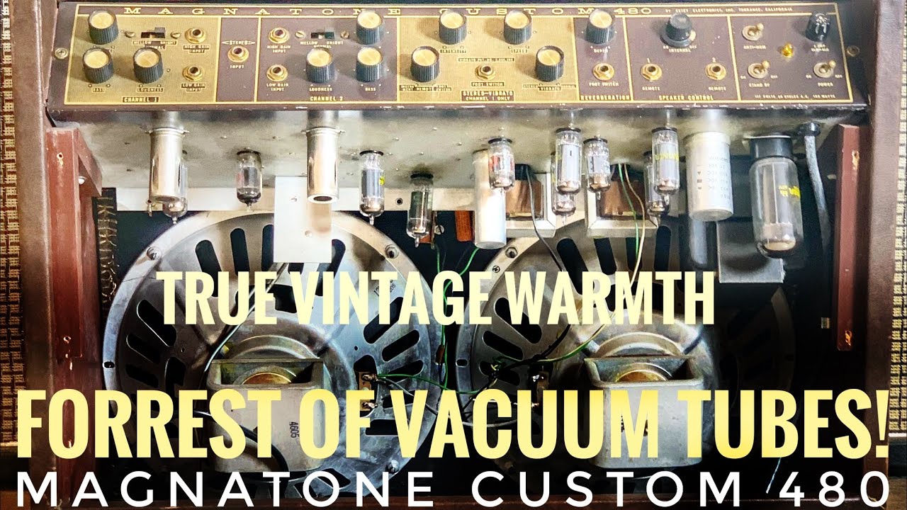 As WARM as GUITAR TONE Gets! MAGNATONE High Fidelity Custom 480
