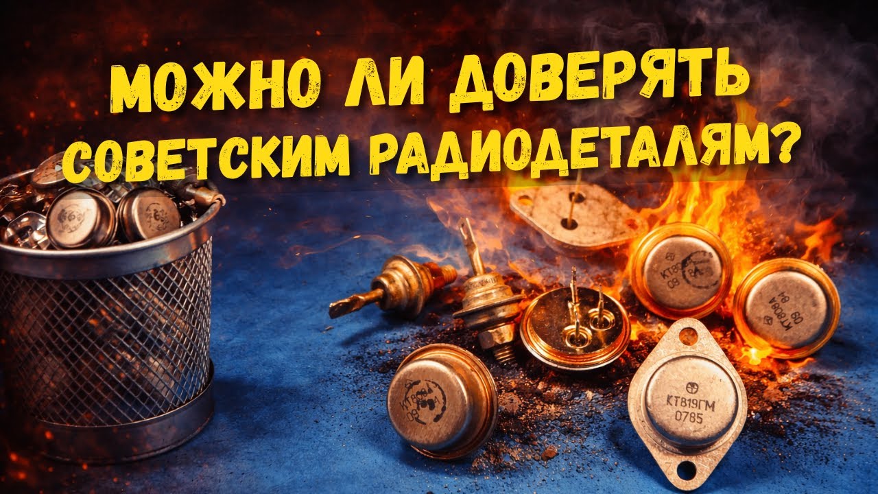Стоит ли доверять советским радиодеталям?