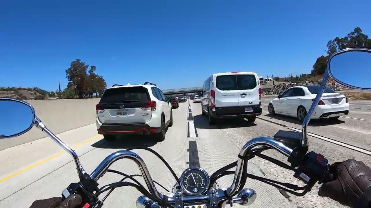 Virago 250 Ride Along - Dana Point to Pasadena (Non Edited)