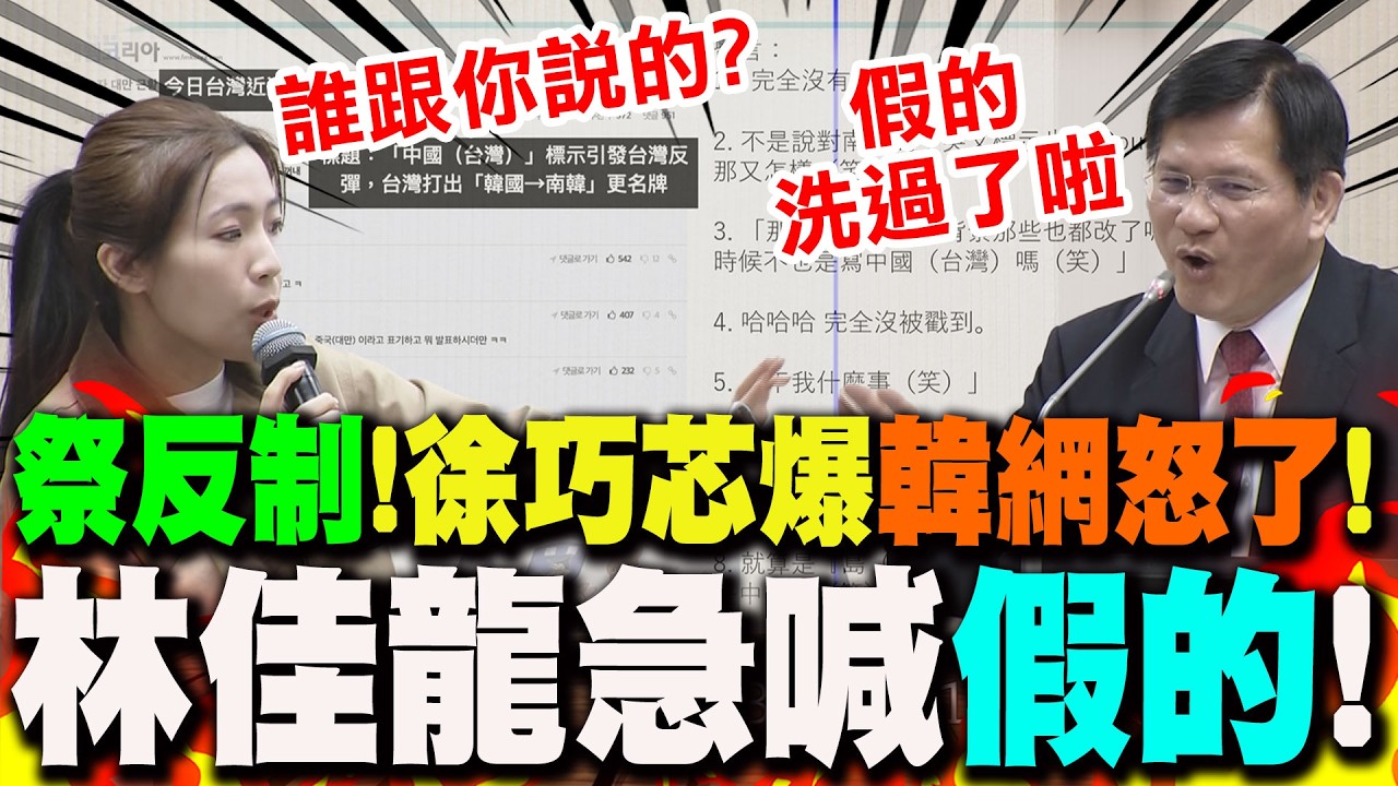 徐巧芯爆外交部反制