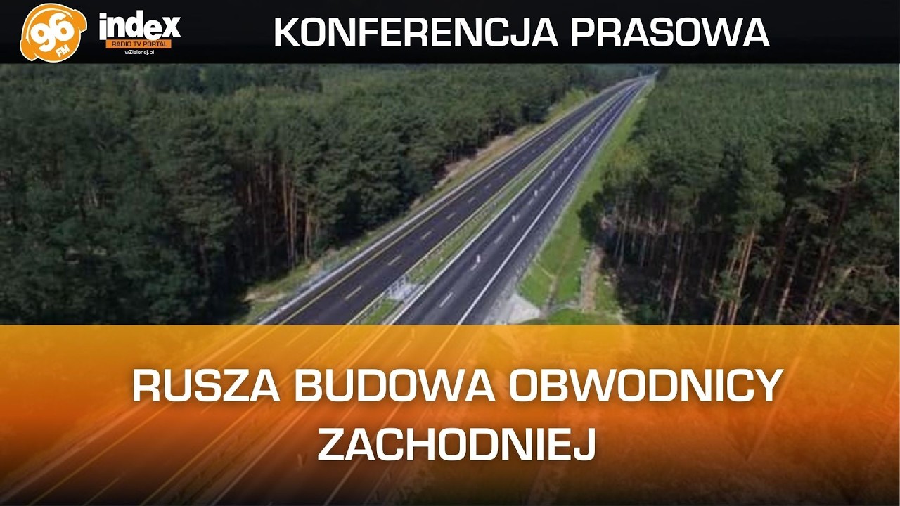 KONFERENCJA PRASOWA: Rusza budowa Obwodnicy Zachodniej 🏗️