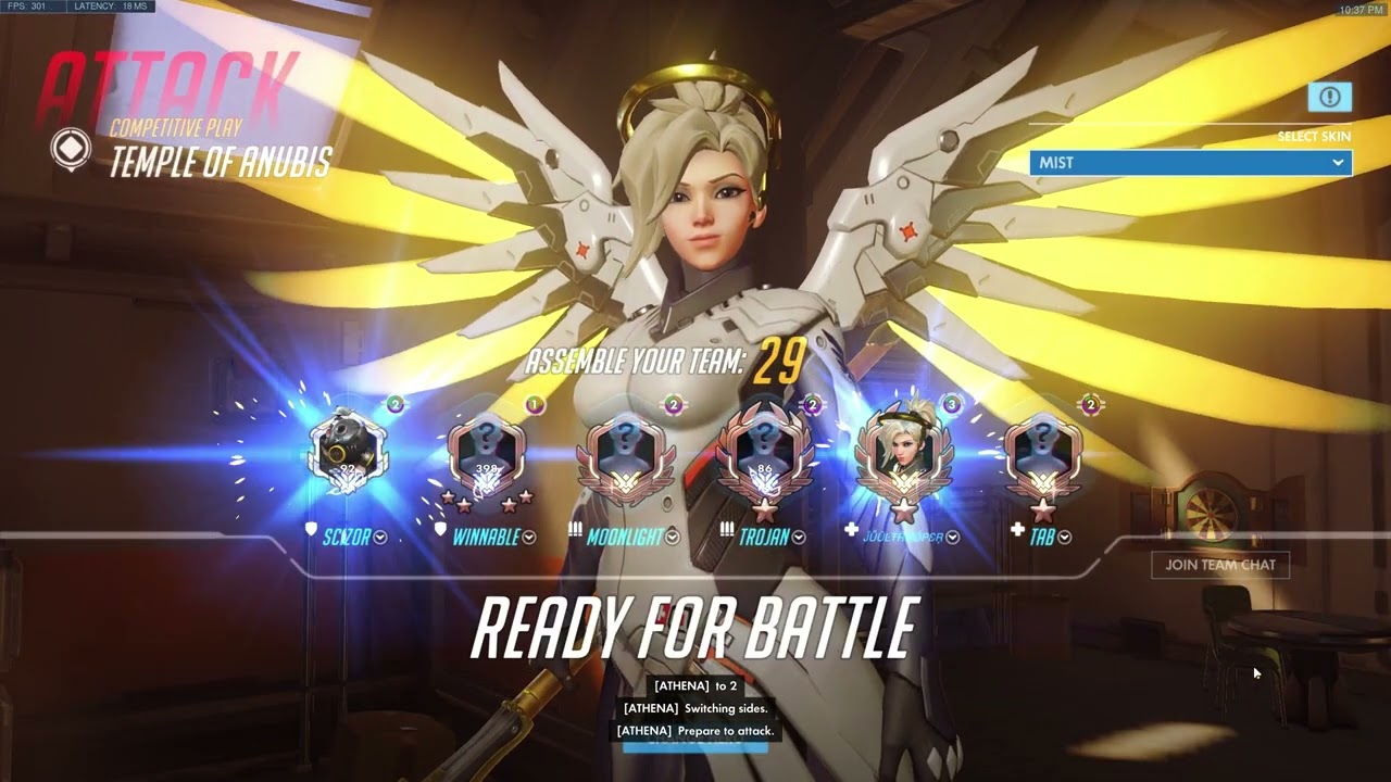 When the DPS begs for healing...  [Top 500 Mercy Gameplay]