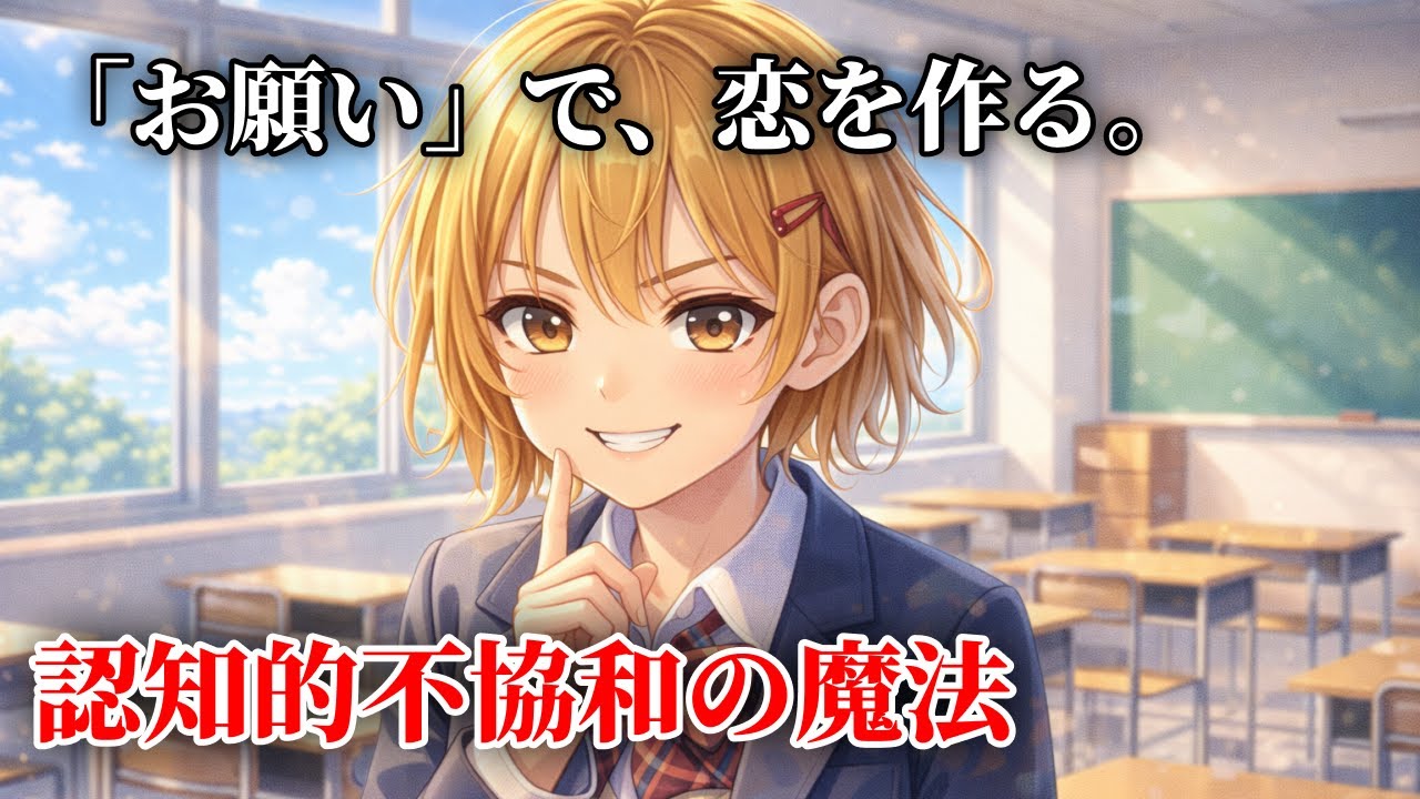 「ノート貸して」から恋が始まる？脳が勝手に好きになる『認知的不協和』の魔法