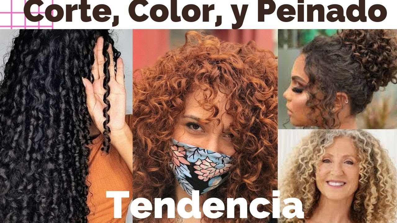 MODA 2022 de CABELLO RIZADO NATURAL: COLOR, CORTE, Y PEINADO #tendencia