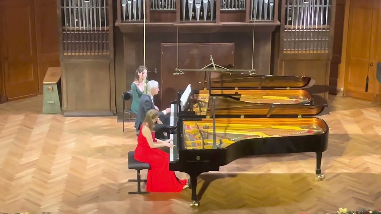 S.Rachmaninoff. Piano Concerto no. 3, 1st movement. Alina Ponarina and Andrew Pisarev.