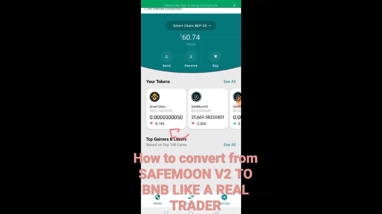 How to swap safemoon V2 to BNB. #safemoonv2 #cryptocurrency #crypto #bnb #swap #bullish #bearish