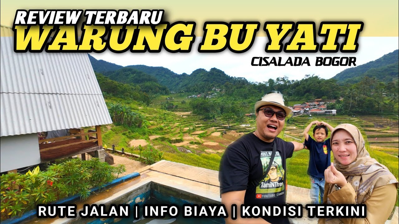 Perjalanan indah Menuju Warung Bu Yati Cisalada‼️Menikmati Kopi View Sawah di Tengah Alam Bogor
