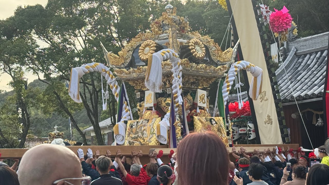2023/10/14   湊神社秋祭り　児嶋宮入り