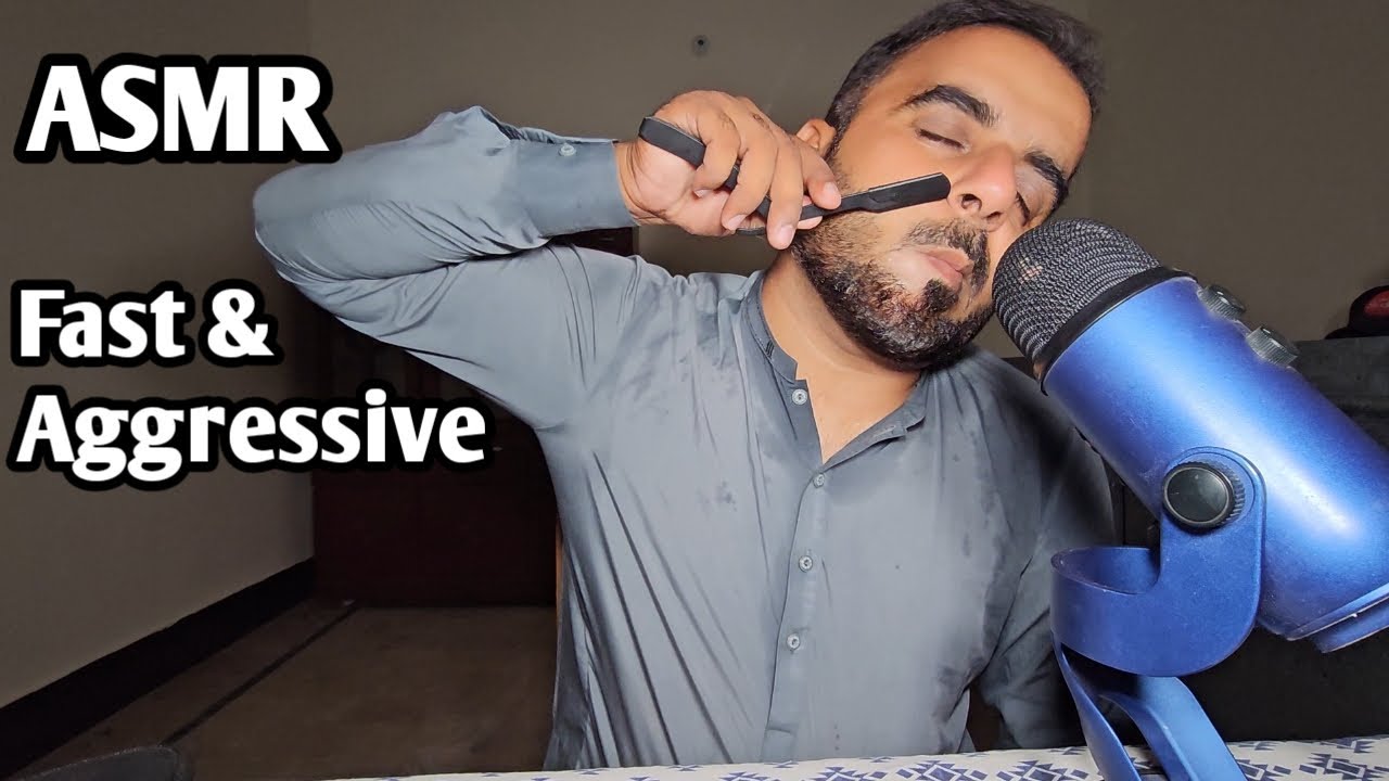 ASMR Haircut & Getting ready (Fast & aggressive