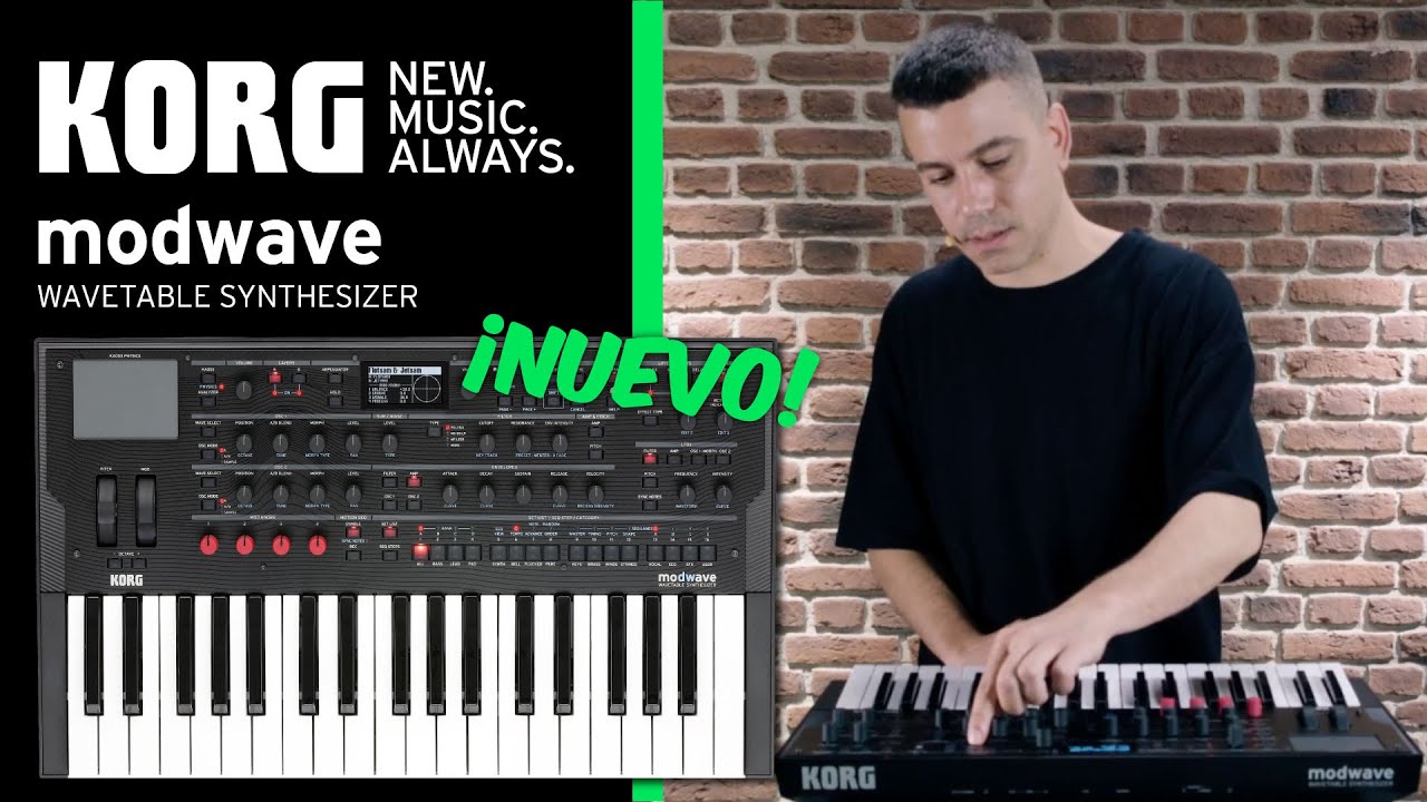 🎹🎛️ KORG | MODWAVE - El síntesis Wavetable evolucionado. Demo en español con MAAE