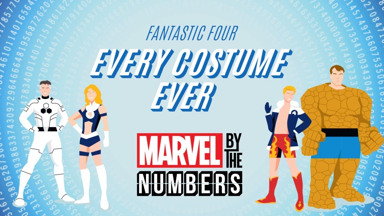 Fantastic Four: Every Costume Ever | Marvel By The Numbers