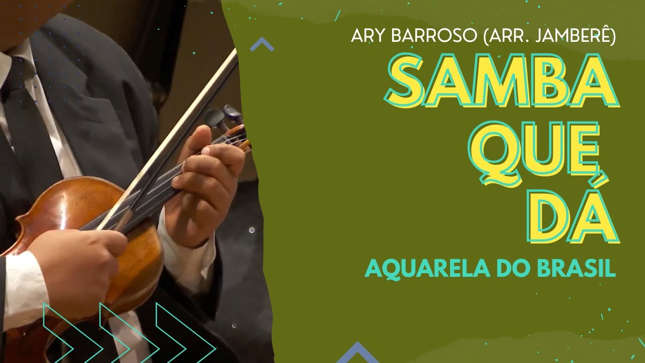 AQUARELA DO BRASIL na Concertgebouw (arr. Jamberê)