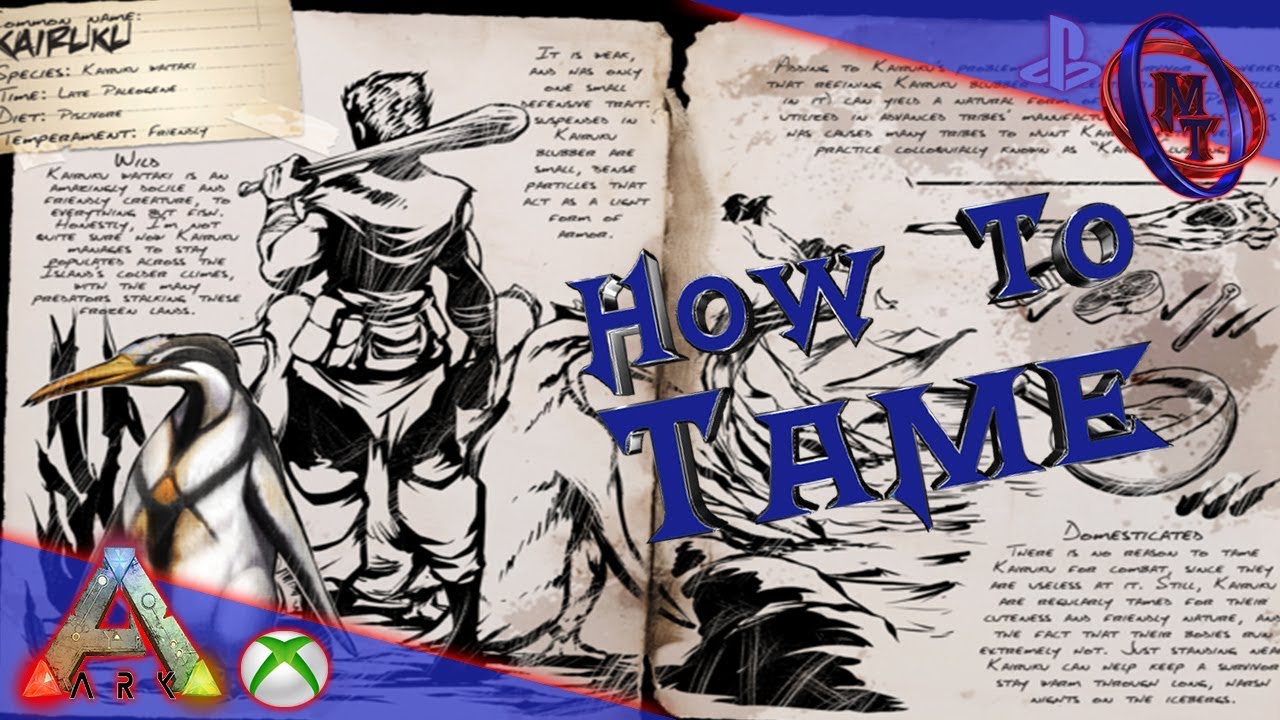 Ark Survival Evolved How To Tame Kairuku