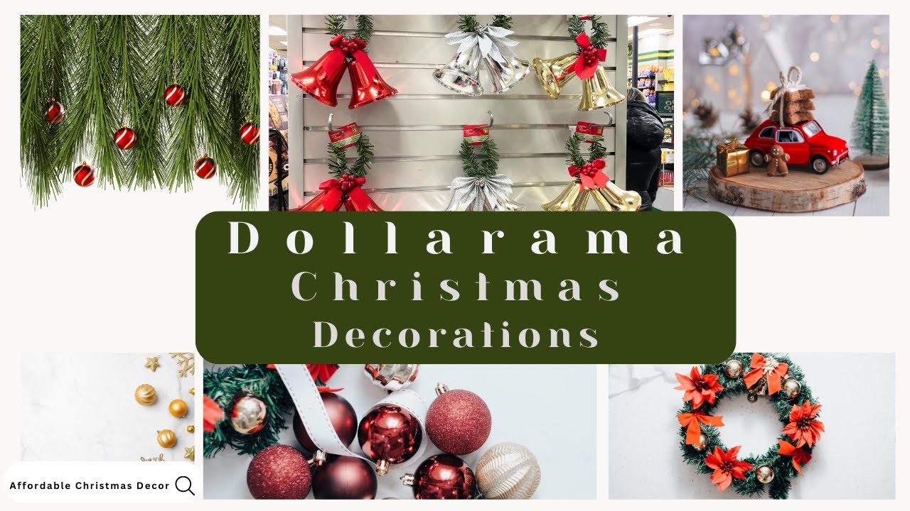 Christmas Decor finds in Dollarama | Affordable Christmas Decor | Unique Dollar store items