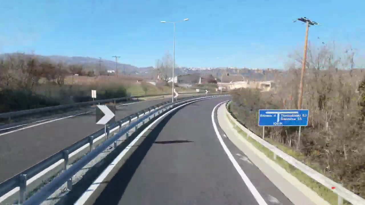 Edessa to Naousa hyperlapse 4k