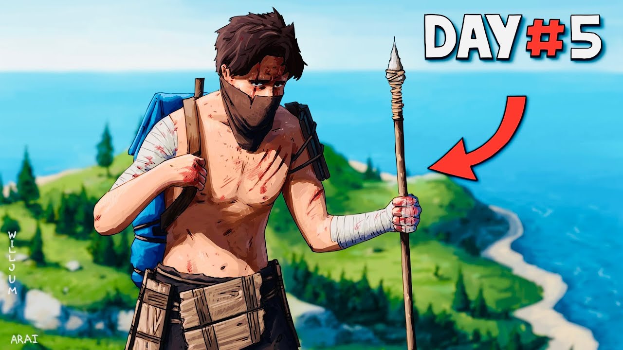 I survived 7 days solo in vanilla Rust...