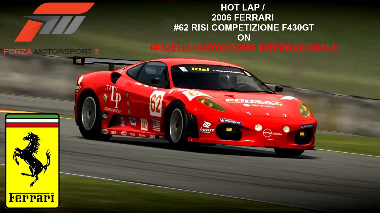 Forza Motorsport 3 - Hot Lap - 2006 Ferrari F430GT on Mugello Autodromo Internazionale