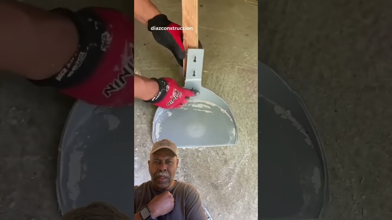 5 Gallon Bucket Hack #hack #diy #bucket #construction #dustpan #woodworking #tools